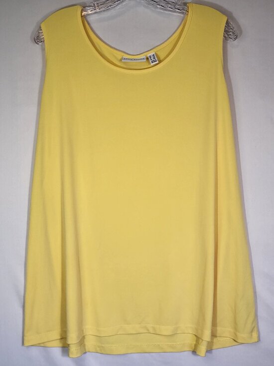 Susan Graver Tops - Susan Graver Woman's Tank Top Size 1X Yellow